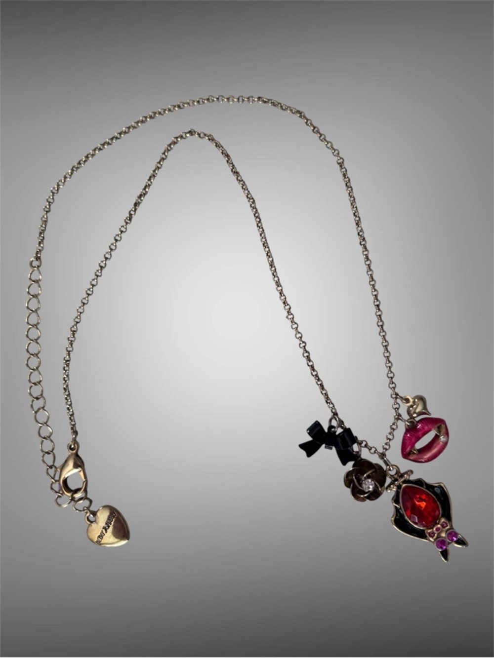 🌼Vintage Betsey Johnson “The Bite” Necklace - Picture 3 of 7